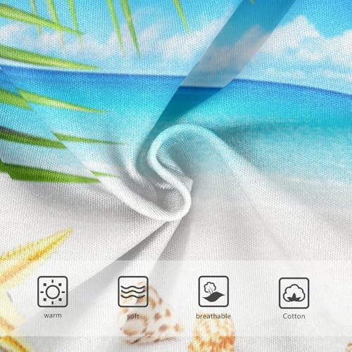 Girls Underwear Toddler 2t Cotton Cute Panties Girl Personalized Underpants Briefs Beach Starfish Shell3