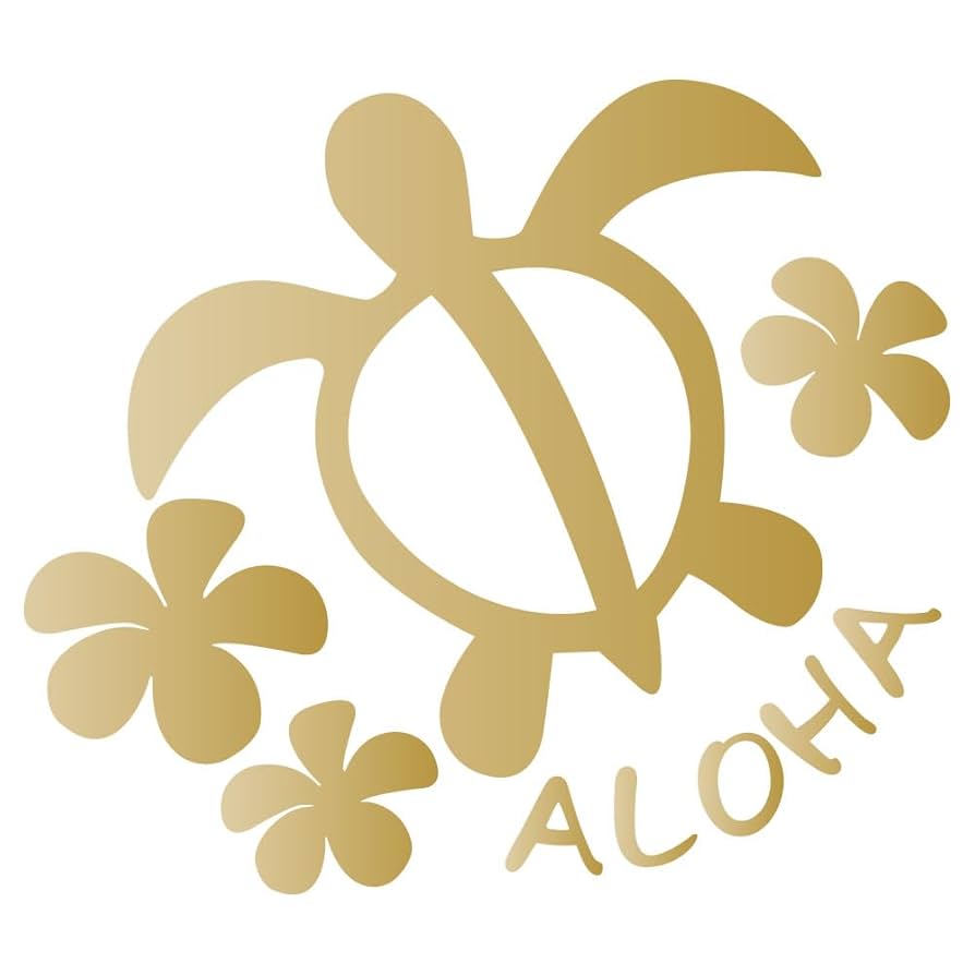 ⑥ANA HAWAII フライングホヌ　ノベルティ ステッカー3枚セット ⑥ANA HAWAII フライングホヌ ノベルティ ステッカー3枚セット