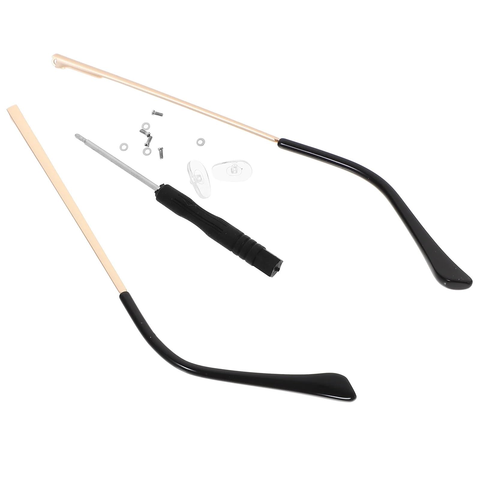 Glasses Temple Leg 1 Pair Metal Spring Hinge Temples for Sunglasses Eyeglasses Repair Durable Universal Temple Parts Labor
