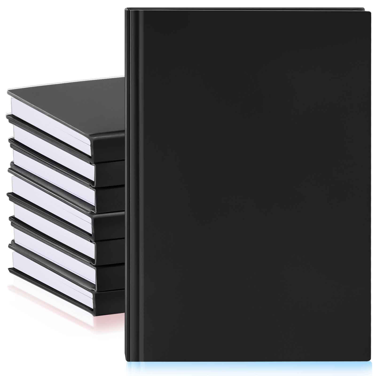 Henoyso 8 cuadernos en blanco A5 a granel, 100 hojas/200 páginas, libro en blanco, tapa dura, cuaderno de bocetos sin forro, tapa kraft para escribir, dibujar, para estudiantes, escuela, oficina, 8.3
