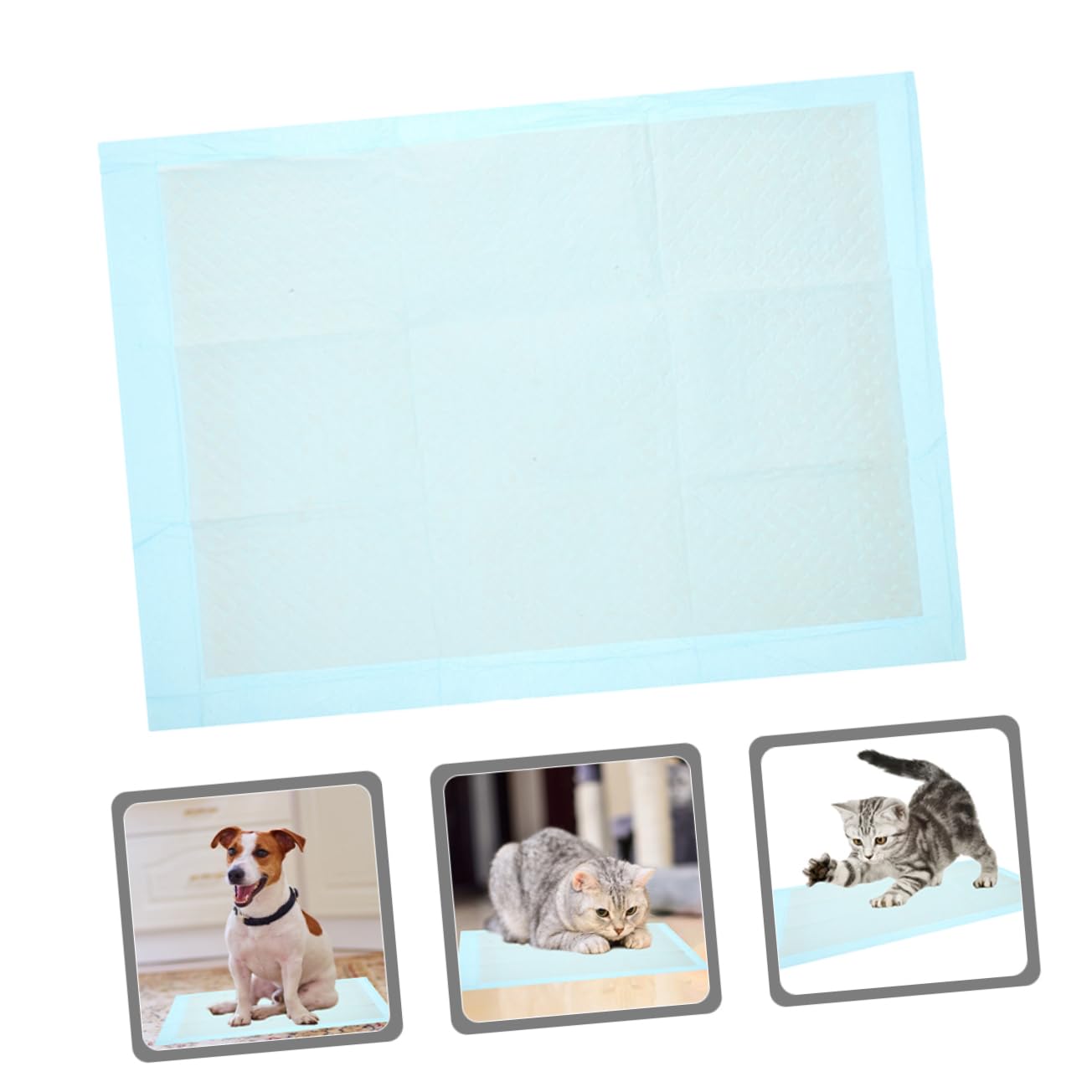 50pezzi Tappetini Igienici Assorbenti Per Traversine Lavabili e Impermeabili Per Addestramento Protezione Del Pavimento e Comfort