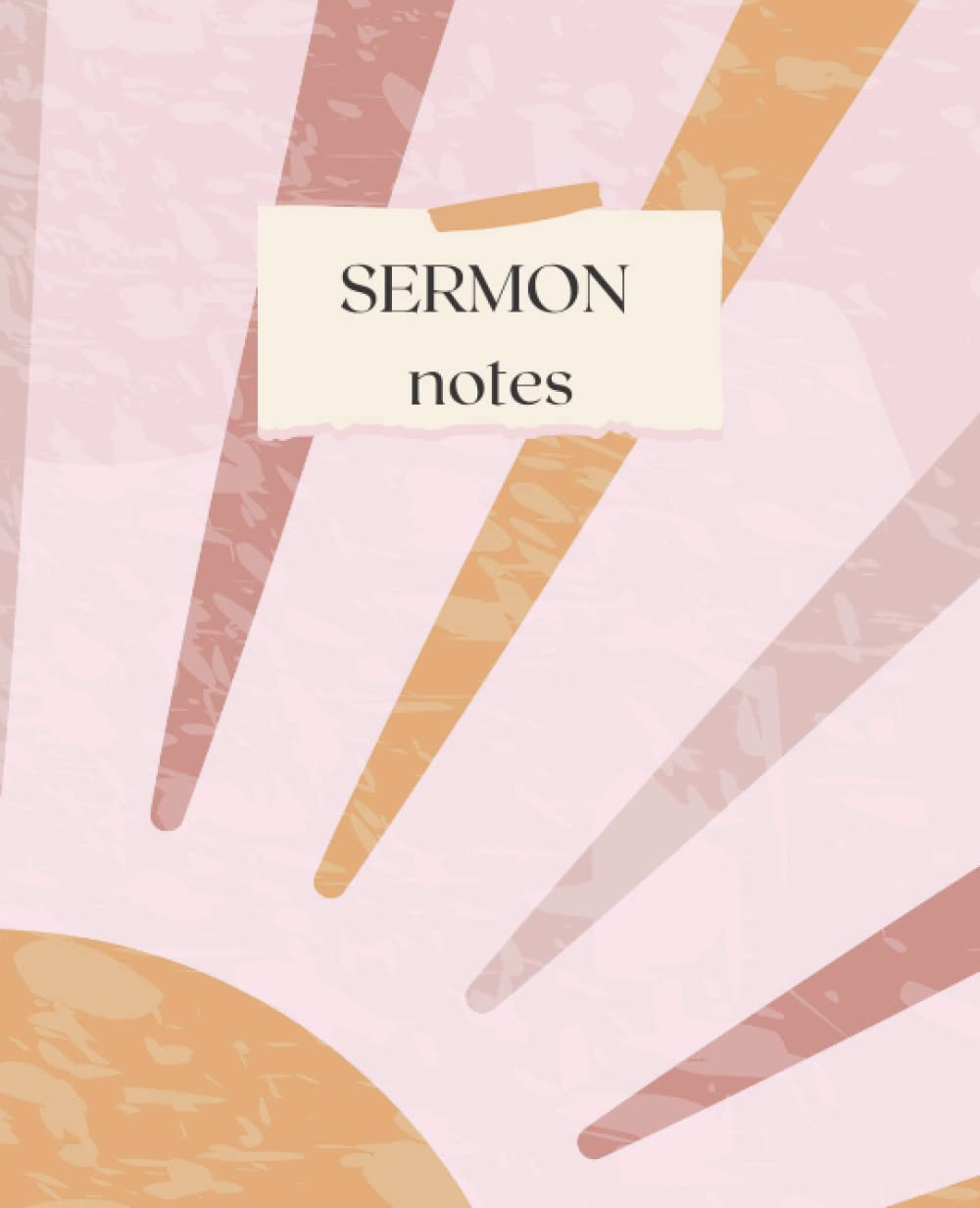 Independently published Sermon Notes Journal for women, teen girls: 52 weeks