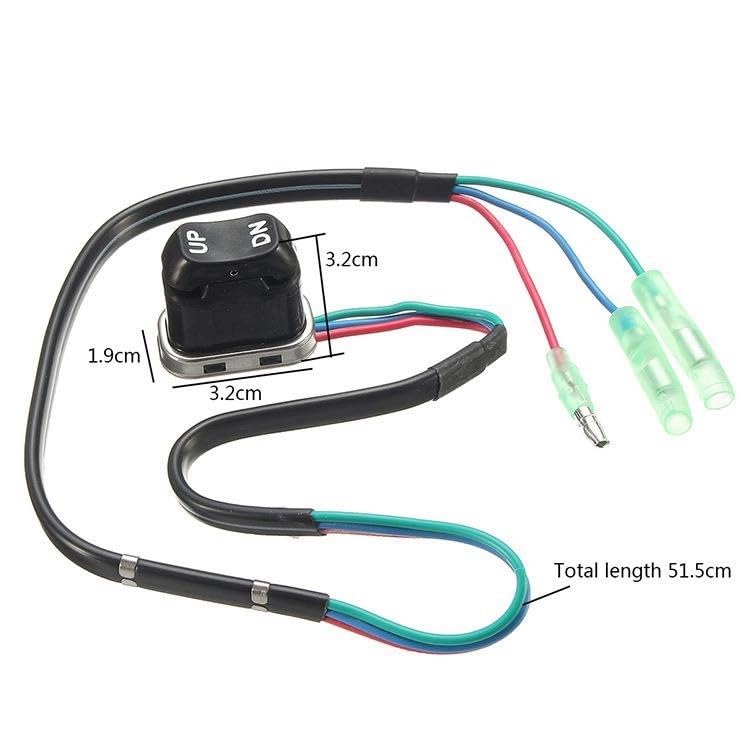 Interruttore Inclinazione Trim Per Fuoribordo Suzuki | Ricambio ABS Per Scatola Telecomando | OEM 37850-90J00 Series - Foto 10