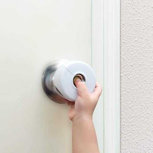 Miniatura 6 de Shiny Handle - Juego de 2 fundas para pomos de puerta de seguridad para bebés