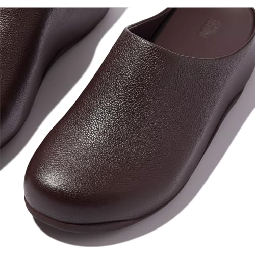 FitFlop Women's Shuv Tumbled-Leather Clogs Mule3