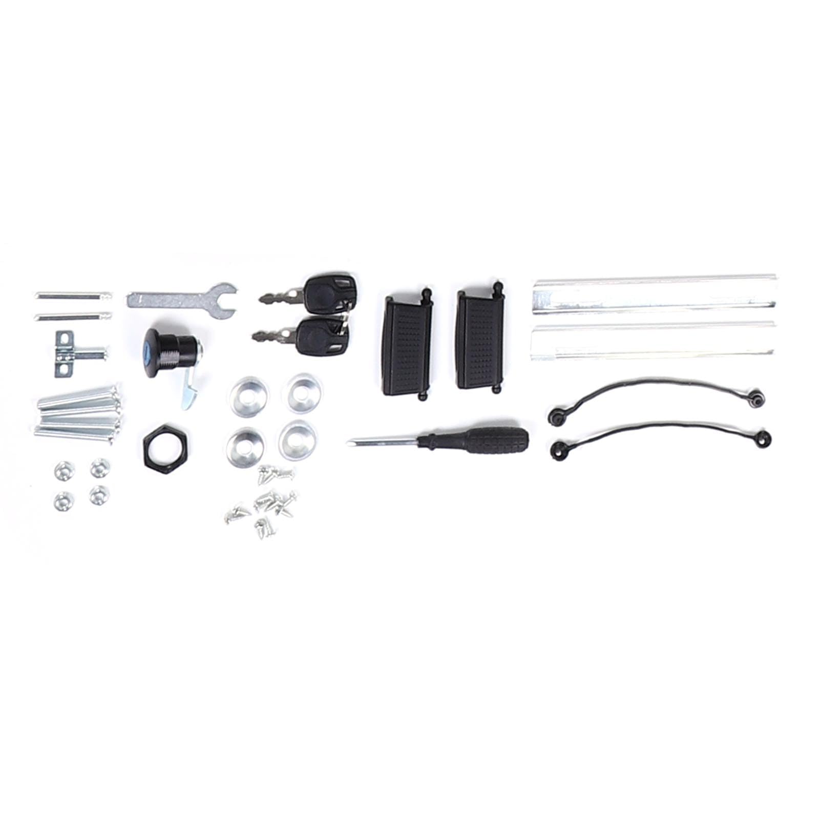 35L Motorrad-Topcase, Wasserdichter, Staubdichter ABS-Aufbewahrungskoffer mit Integrierter Rückenlehne und Reflektierenden Streifen, Universell für Motorräder, Motorroller