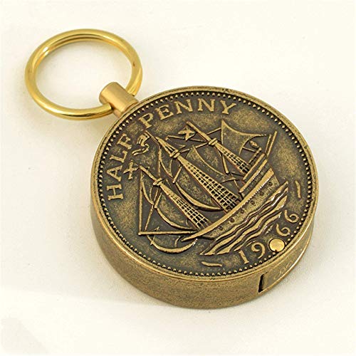 Encendedor vintage llavero reutilizable de queroseno miniatura 2
