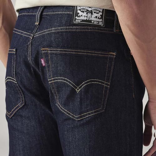 Image of Levi's Men's 505 Straight Fit Mid Rise Jeans