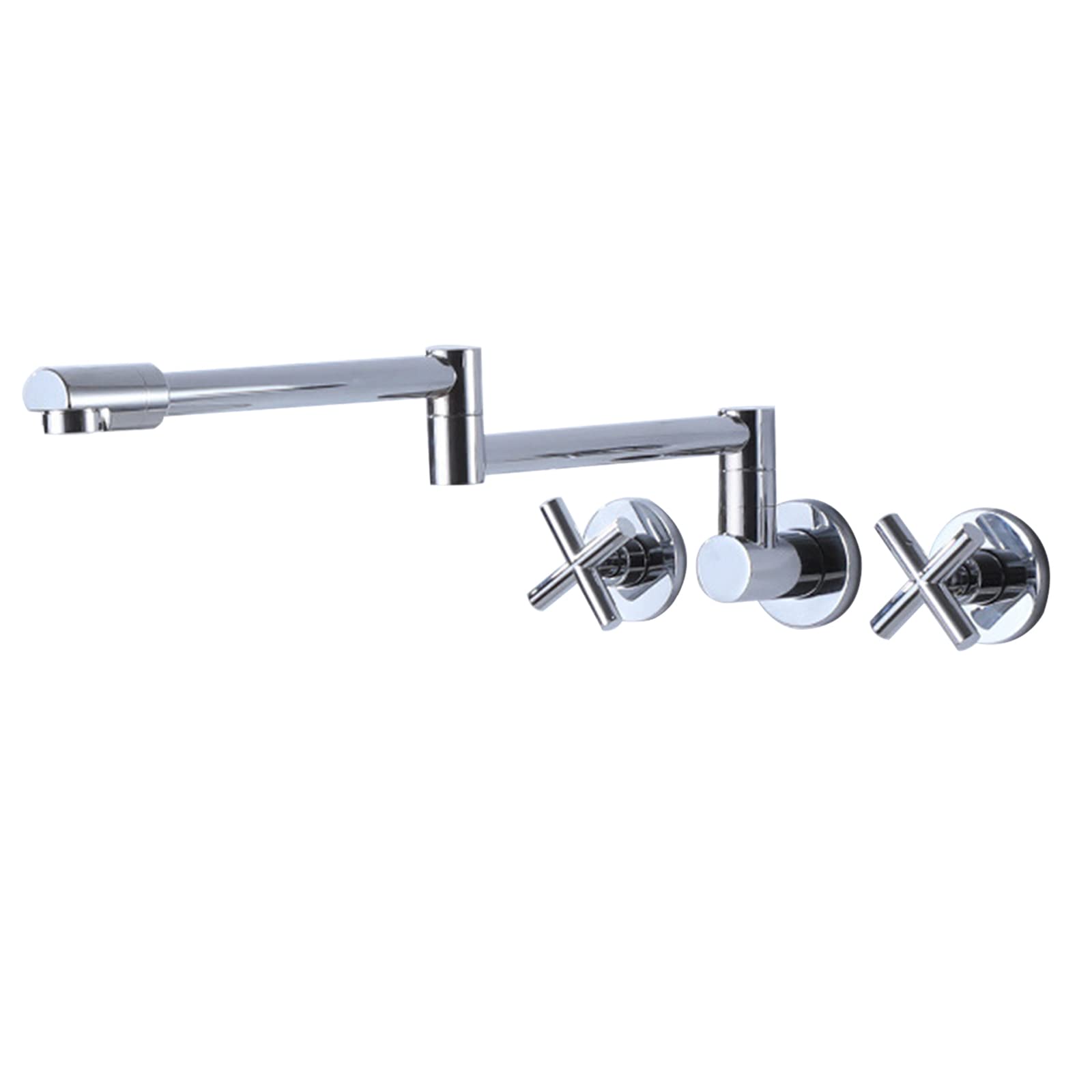 Robinet de cuisine remplisseur de pot en laiton noir mat au design luxueux