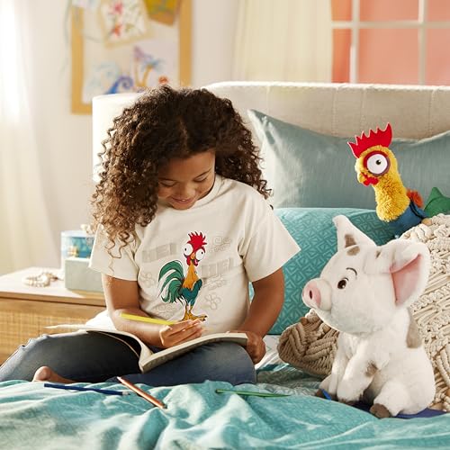 Disney Store Peluche Pua, Vaiana, 30 cm / 12", fabriqué en Tissu Doux avec des détails brodés, Convient à Tous Les âges.