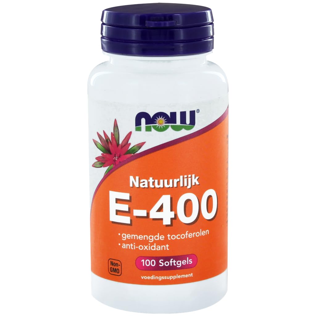 NOW E-​400 Tocopheryl 100 Gélules