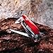 Victorinox Rambler Swiss Army Knife, Compact, 10 Functions, Swiss Made Pocket Knife with Magnetic Phillips Screwdriver, Scissors and Tweezers - Red