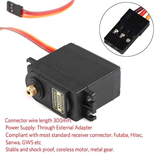Image of REES52 4Pcs MG995 Analog Servo Metal Gear Servo 20KG High Speed Torque Digital Servo Motor for Smart Car Robot Boat RC Helicopter(Control Angle 180)