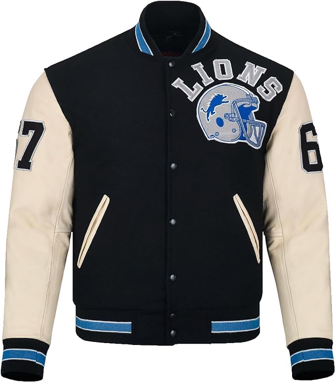 A-star plus Hills Cop Axel Foley Varsity Jacket | Men's Alex