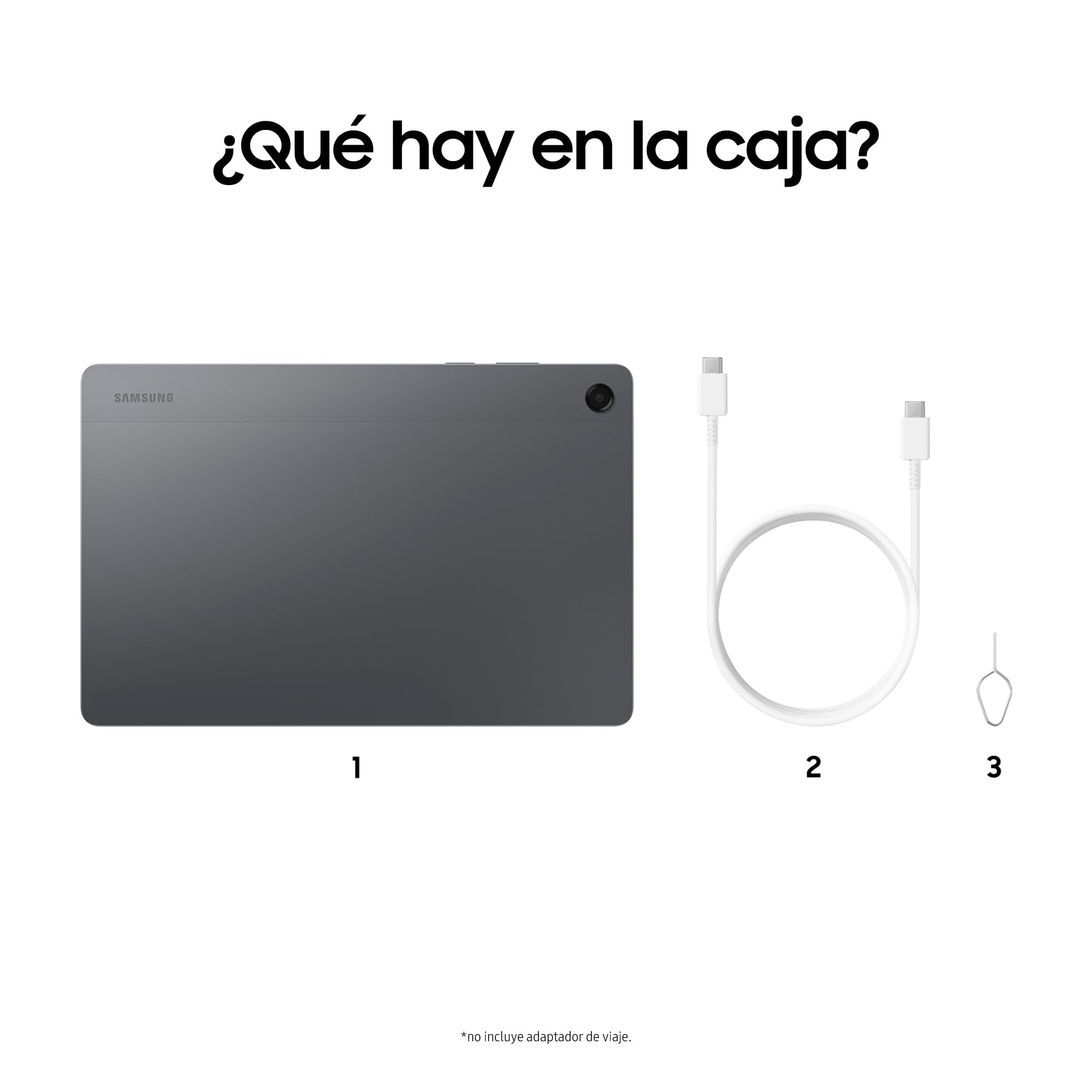 Samsung Galaxy Tab A11+ 128GB, Tableta con IA, Pantalla de 11" con 90 Hz, 6GB de Memoria, Altavoces Cuádruples Dolby, Garantía del Fabricante 3 Años + 1 Año Extra, Gris (Versión Española)