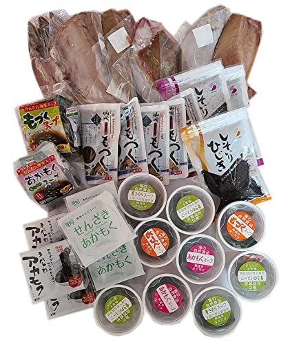 仙崎海産×木村水産 もづくと季節干物の海鮮詰め合わせセット 【冷凍】お取り寄せ 贈り物 業務用 ギフト お祝い お礼 内祝 お歳暮