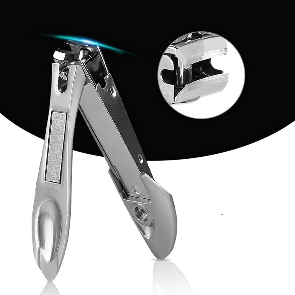 XIANGFAZJD Cortauñas Cajeras de uñas Acero Inoxidable Anti Splash Fingernail Cutter, Herramienta de manicura Diseño bionics, Archivo de uñas Scissor Pedicure Scissor Pedicure