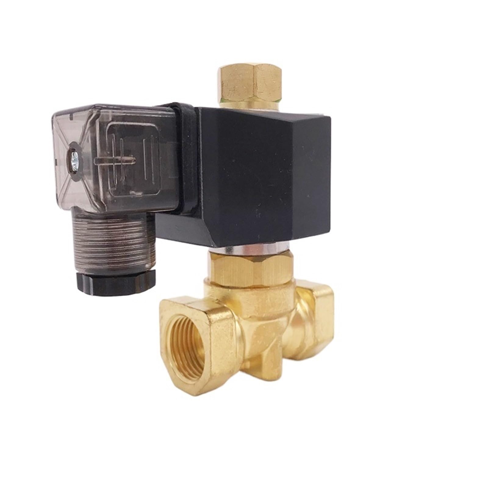 Tmddikhzpv 1/2 Way Brass Normally Open Solenoid Valve /4 3/8 Inch Ac 220V 24V 2V Orifice 0Mm(",Dc2v)