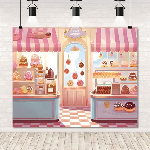 Fondo Fotográfico Rosa 10x8ft para Fiesta y Fotos miniatura 2