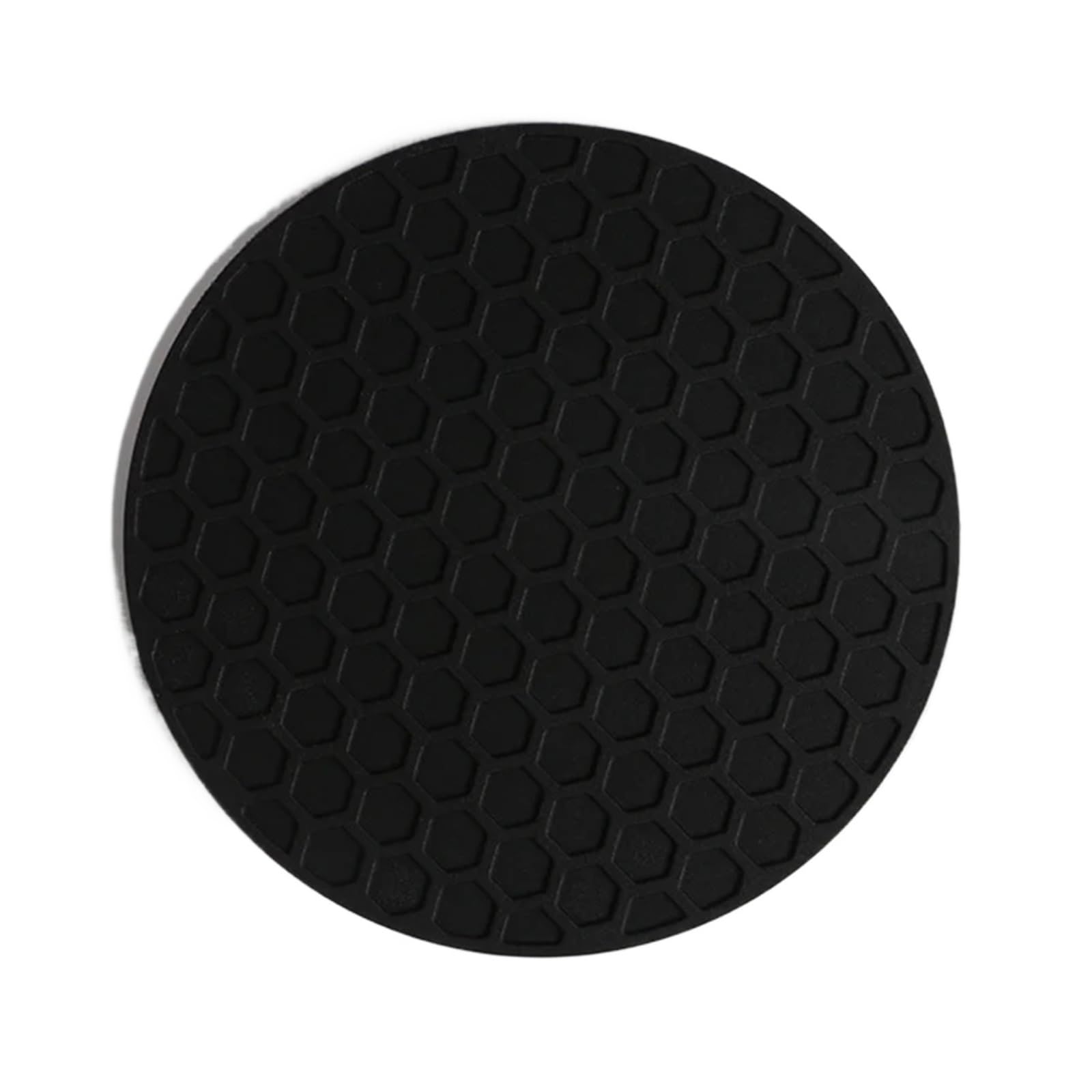 3 pezzi sottobicchieri rotondi sottobicchieri for bevande al caffè in silicone porta tazze da tè ispessito antiscivolo calore ispessito cuscinetti accessori da tavolo da cucina For Cucina(Black,ROUND_