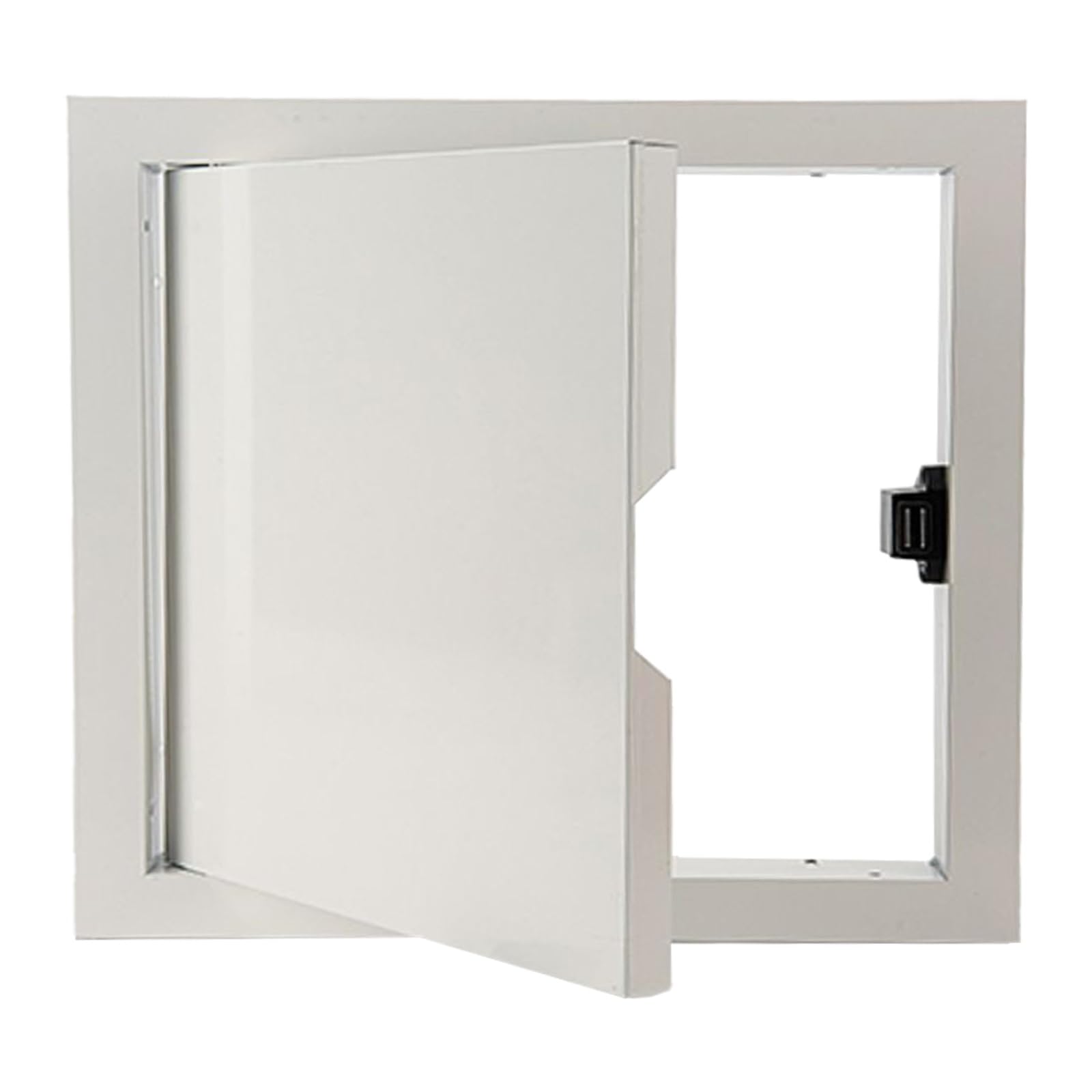 1 szt. Trwały panel drzwi wejściowych z białego metalu - Łatwe otwieranie drzwi inspekcyjnych do płyt kartonowo-gipsowych - z zamkiem magnetycznym(20x20cm)