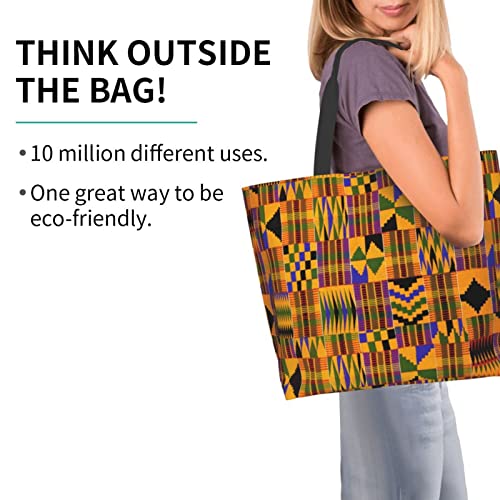 Image of African Ethnic Shoulder Tote Bags Tribe Casual Bag African Shoulder Handbags Shopping Handbag Grocery Bags