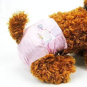 DONO Puppy Diapers Female Disposable Dog Diapers Medium, Super Absorbent, 28pcs