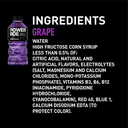 Powerade Sports Drink, Grape, 28 Fl Oz #TOP6