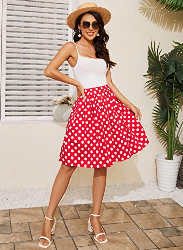 Taydey A-Line Pleated Vintage Skirts for Women4