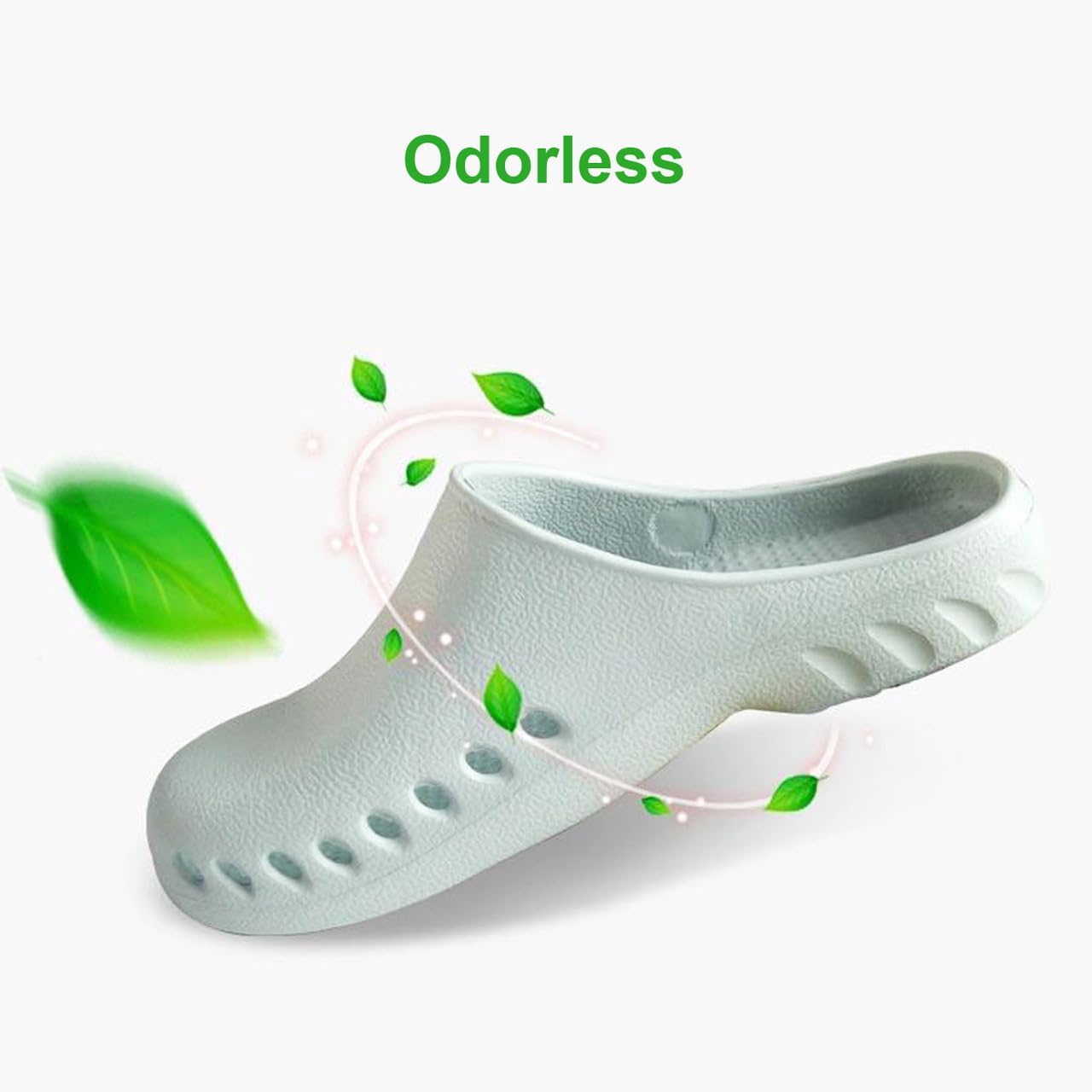 Arch Support Work Clogs, Breathable Non-Slip Kitchen Shoes for Operating Theatre Nurse Doctor Garden Restaurant Mechanic, Soft Chef Slippers Slide Sandals for Women Men