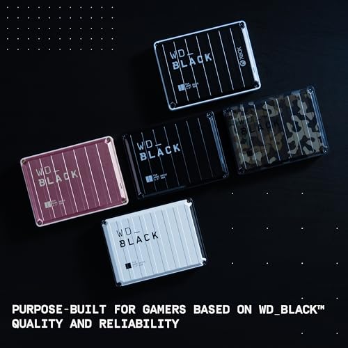 Image of 2TB WD Black P10 Game Drive, Works with PlayStation for On-the-Go Access to Your PlayStation Game Library - WDBSYM0020BWT