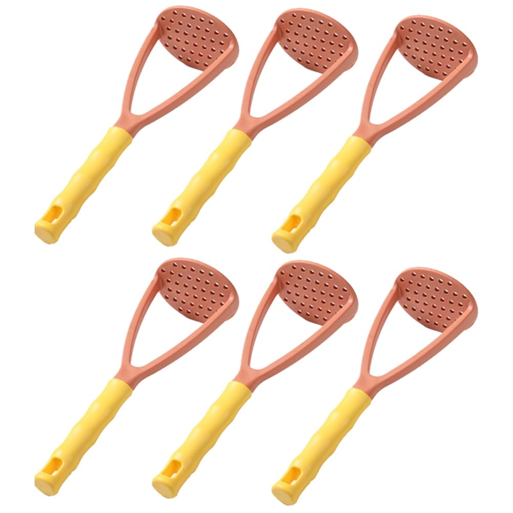 CTRLZS Pressed Potato Masher Ricer Puree Juice Maker Potato Pusher Smooth Mashed Potatoes Crusher Fruit Tools Kitchen Brown