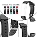Replacement Band for ID115U, REDGO ID115 U and ID115U HR Replaceable Strap Length Adjustable for Smart Bracelet Fitness Tracker, 2 Packs, Black Blue