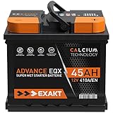 autobatterie 12v 44ah 220a din 360a en/sae Alle EXAKT Batterien sind mit einer zentralen Gasableitung und 4-Kammern-Auslaufschutz mit integriertem Rückzündschutz ausgestattet