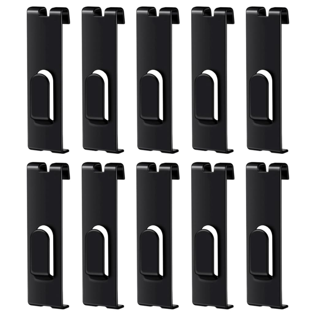 PHOERTY Wall Hooks,Pack Of 10 Iron Grids Wall Hooks For Home Retail Storage Organization Space Saving Mounting