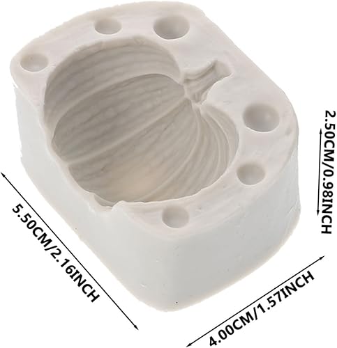Miniatura 5 de KJHBV Molde de silicona de calabaza para magdalenas, molde de caramelo, chocolate, mini galletas, molde de pastel de calabaza, moldes de caramelo de