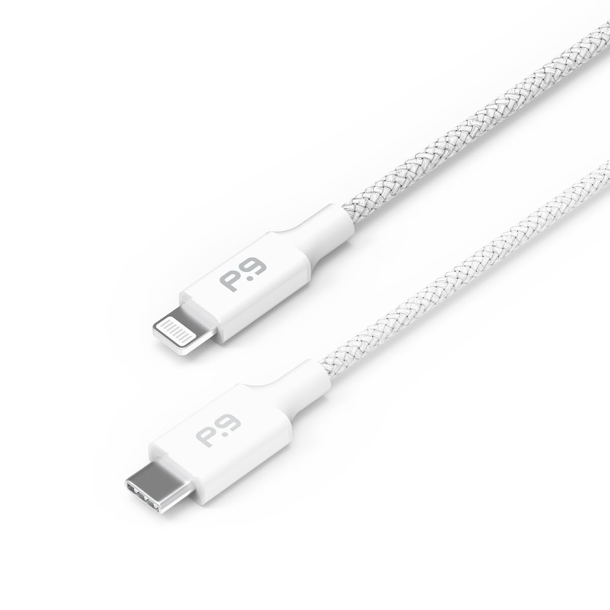 PureGear Cavo intrecciato da USB C a Lightning, certificato Apple MFi, cavo di ricarica e sincronizzazione dati, supporto alimentazione e caricabatterie di tipo C per iPhone 14, 14 Pro, 14 Pro Max, 13