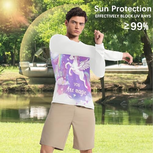 Men's Rash Guard UV Sun Protection UPF 50+ Sun Shirts Long Sleeve Quick Dry Beach Shirts4