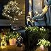 Sunlitec Solar String Lights Waterproof LED Indoor/Outdoor Hanging Umbrella Lights with 25 Bulbs - 27 Ft Patio Light for Deckyard Tents Market Cafe Gazebo Porch Party Decor (200 LED)