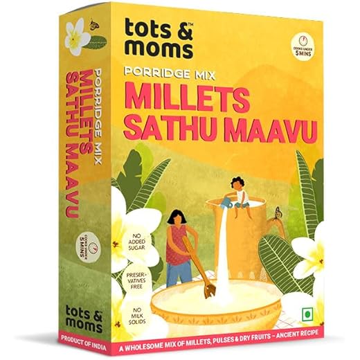 TOTS AND MOMS Millet Sathu Maavu Cereal - 200G