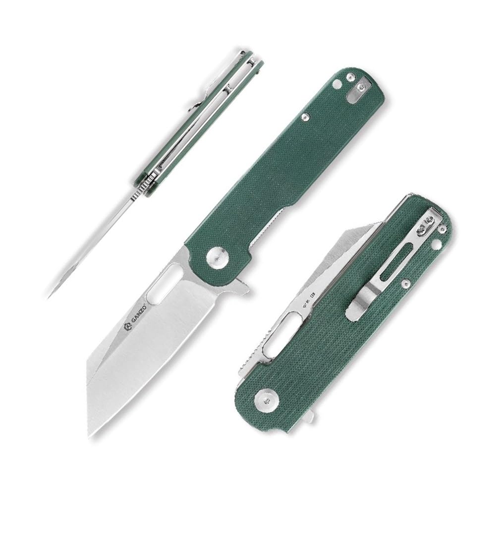 Amazon.com : Ganzo G770-GR EDC Folding Pocket Knife Razor Sharp D2