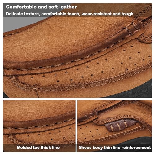 Men's Easy Slip On Loafers Wide Width Walking Shoes Lightweight Breathable Comfortable Casual Sneaker Waterproof Non Slip Hiking Shoes3