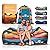 Chillbo Lazybone Inflatable Couch - Ultimate Inflatable Lounger for Maximum Chill - The Perfect Blow Up Couch for Music Festivals Or Inflatable Lounger for Camping - Desert Daydream