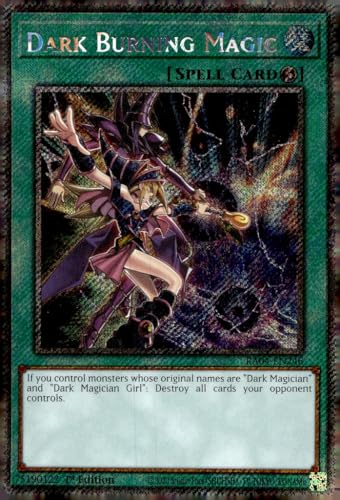 Dark Burning Magic (Platinum Secret Rare) - RA04-EN246 - Platinum Secret Rare - 1st Edition