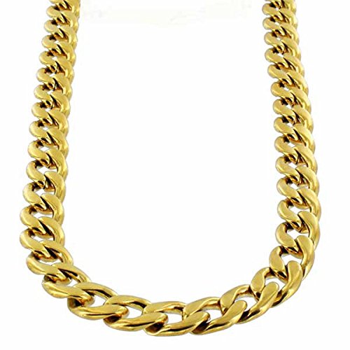 Collier maillon cubain 9 mm parfait pour sublimer vos styles urbains et vos soirées