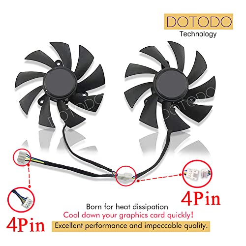Dotodo 87MM GA92A2H 0.35A GTX 1660 1660Ti ventola