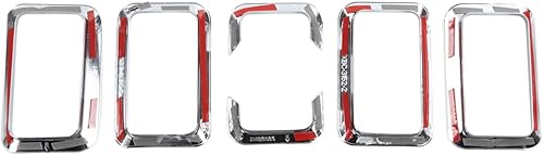 Miniatura 3 de Cubierta de rejilla frontal para rejilla decorativa para Jimny 2019 2020 2021 2022 2023 ABS cromado accesorios exteriores del coche