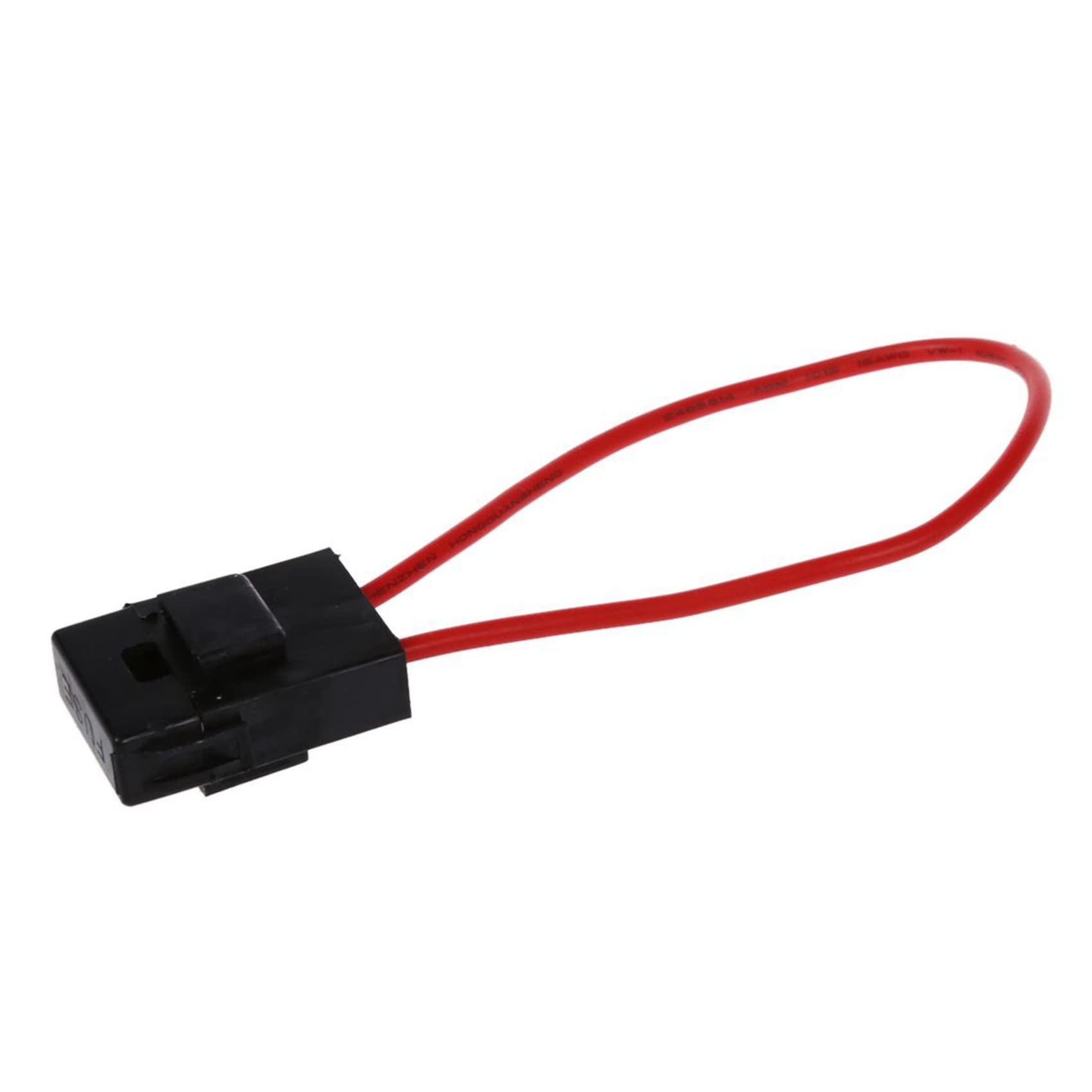 Lot de 60 porte-fusibles 30 A pour voiture - Noir et rouge
