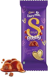Dairy Milk Silk Bubbly Chocolate Bar, 46 Gm