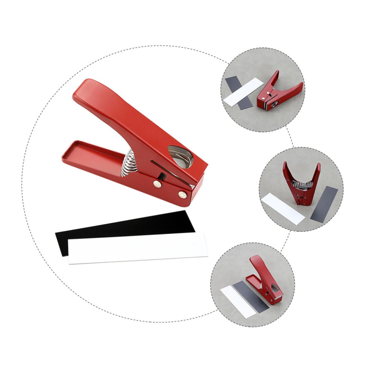Perforatrice per Plettri in Metallo Strumento di Personalizzazione per Basso Gadget per Chitarra Kit Fai da Te Attrezzo Resistente e Preciso per Creare Plettri